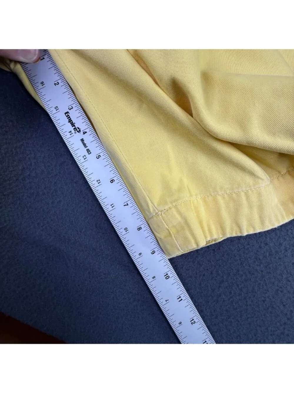 VTG Polo Ralph Lauren Mens 38 Relaxed Button/Drawstring Casual Yellow Short EUC
